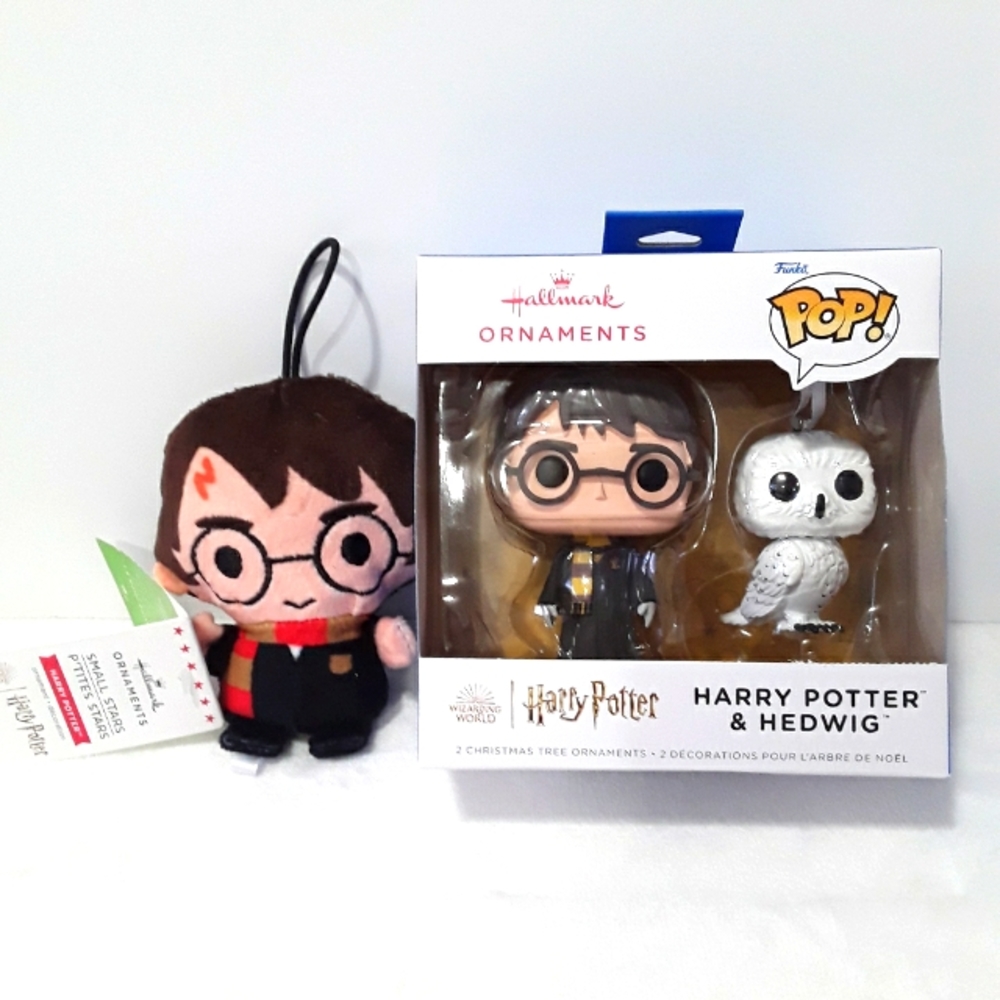 🦉 Harry Potter & Hedwig Ornament Set